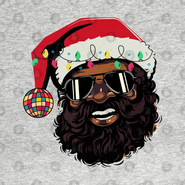 Afro Santa by MZeeDesigns